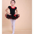 2015 nuevos niños bailando ropa tutú vestido de niña negro cisne ropa de baile de ballet